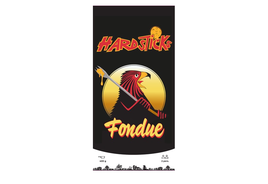 Étiquette complète Hardsticks avec informations produit